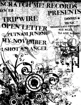 Imagem de Tripwire, Open Letter, Putnam Junior, My November , I Shot an Angel