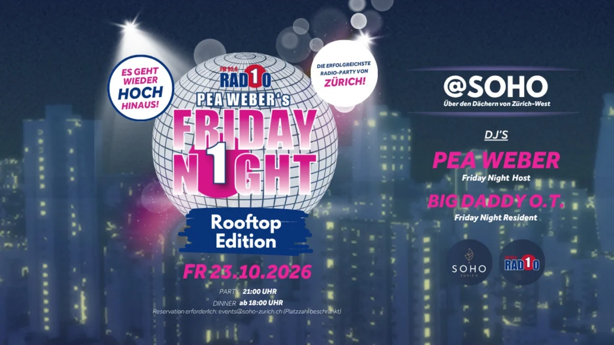 Imagem de PEA WEBER’s FRIDAY NIGHT-PARTY – ROOFTOP-EDITION